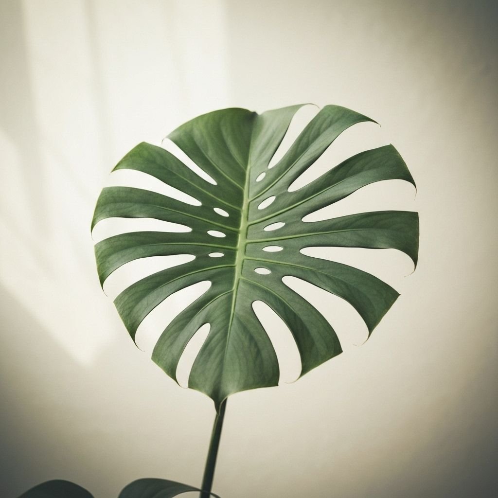 Monstera Leaf Print